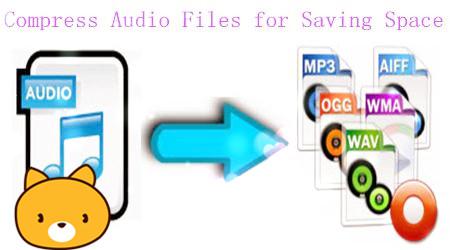 Compress Audio files for Saving Space on Your Computer/Device/Web