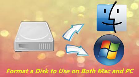 Format a disk to use on both Mac and PC