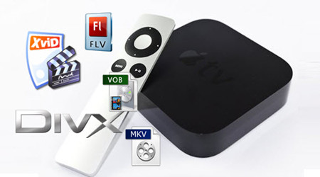 How to Play MKV, Xvid, Divx, FLV, VOB Videos on Apple TV 3?