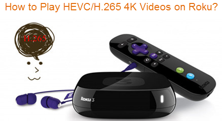 How to Stream H.265/HEVC 4K videos to Roku 3, 2, 1 for sharing?